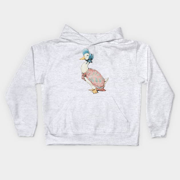 Beatrix Potter, Jemima Puddle Duck Kids Hoodie by tfortwo